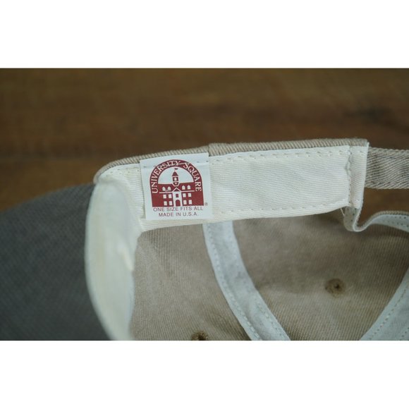 Vintage Notre Dame Fighting Irish University Square Strapback Hat Made in USA - Picture 9 of 9